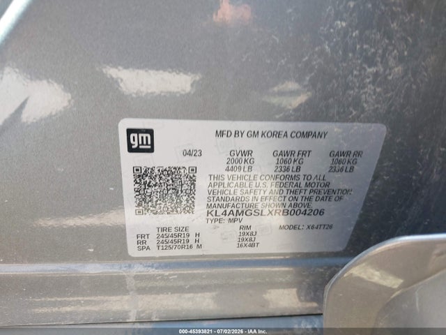 Aukcja sprzedaży 2024 Buick Encore Gx Avenir Awd, vin: KL4AMGSLXRB004206, numer aukcji: 45393821