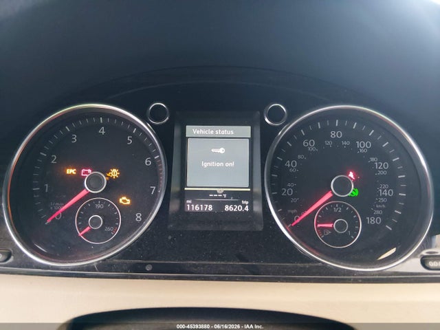 45393880 :رقم المزاد ، WVWGU7AN6EE528321 vin ، 2014 Volkswagen Cc 3.6l Vr6 Executive مزاد بيع