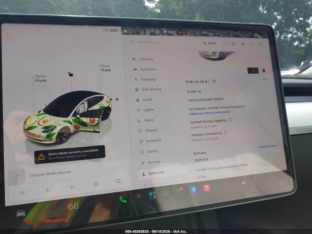Продажа на аукционе авто 2022 Tesla Model 3 Rear-wheel Drive, vin: 5YJ3E1EA3NF330620, номер лота: 45393935