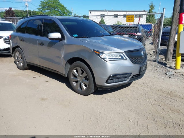 45393972 :رقم المزاد ، 5FRYD4H91GB037098 vin ، 2016 Acura Mdx Advance   Entertainment Packages/advance Package مزاد بيع