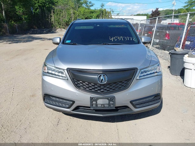 45393972 :رقم المزاد ، 5FRYD4H91GB037098 vin ، 2016 Acura Mdx Advance   Entertainment Packages/advance Package مزاد بيع