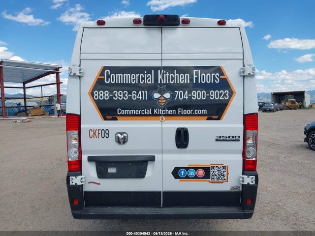2025 Ram Promaster 3500 Cargo Van Tradesman High Roof 159 Wb Ext მანქანა იყიდება აუქციონზე, vin: 3C6MRVJG3SE563271, აუქციონის ნომერი: 45394043