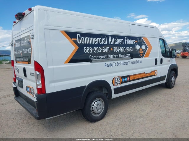 2025 Ram Promaster 3500 Cargo Van Tradesman High Roof 159 Wb Ext მანქანა იყიდება აუქციონზე, vin: 3C6MRVJG3SE563271, აუქციონის ნომერი: 45394043