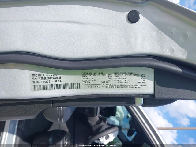 2024 Jeep Grand Cherokee L Limited 4x4 მანქანა იყიდება აუქციონზე, vin: 1C4RJKBG6R8565281, აუქციონის ნომერი: 45394085