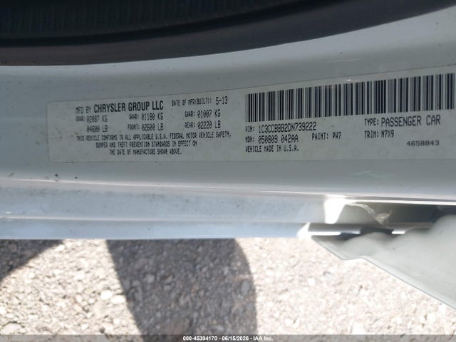 Продаж на аукціоні авто 2013 Chrysler 200 Touring, vin: 1C3CCBBB2DN739222, номер лоту: 45394170