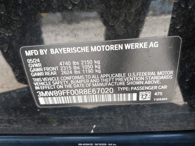 3MW89FF00R8E67020 BMW 330i Xdrive