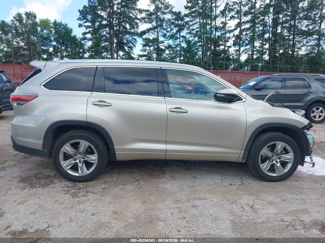 Auction sale of the 2015 Toyota Highlander Limited V6, vin: 5TDYKRFH1FS094586, lot number: 45394343