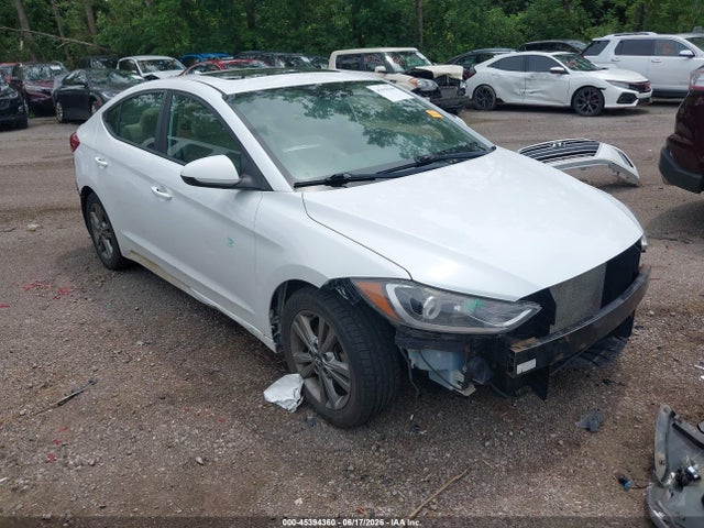 2018 Hyundai Elantra Value Edition მანქანა იყიდება აუქციონზე, vin: 5NPD84LFXJH344506, აუქციონის ნომერი: 45394360
