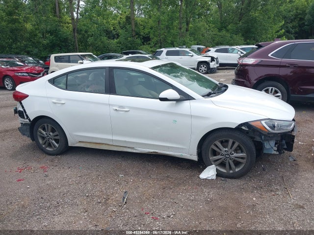 2018 Hyundai Elantra Value Edition მანქანა იყიდება აუქციონზე, vin: 5NPD84LFXJH344506, აუქციონის ნომერი: 45394360