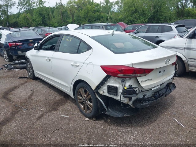 2018 Hyundai Elantra Value Edition მანქანა იყიდება აუქციონზე, vin: 5NPD84LFXJH344506, აუქციონის ნომერი: 45394360