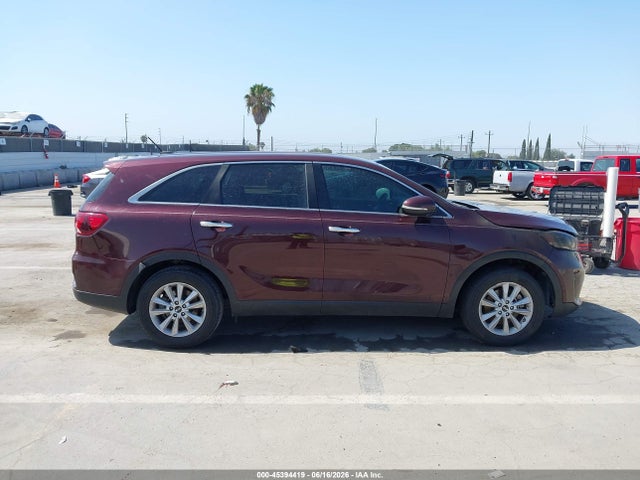 45394419 :رقم المزاد ، 5XYPG4A37KG562338 vin ، 2019 Kia Sorento 2.4l Lx مزاد بيع