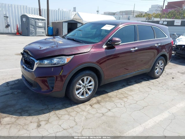 45394419 :رقم المزاد ، 5XYPG4A37KG562338 vin ، 2019 Kia Sorento 2.4l Lx مزاد بيع