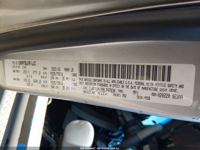 Продажа на аукционе авто 2009 Jeep Wrangler X, vin: 1J4FA241X9L747830, номер лота: 45394437