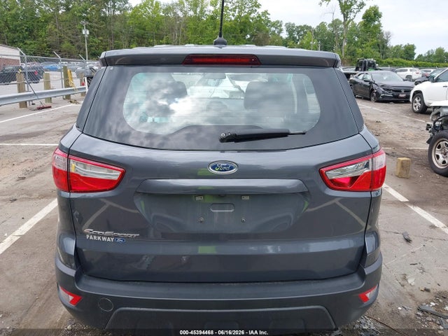 2021 Ford Ecosport S მანქანა იყიდება აუქციონზე, vin: MAJ3S2FE9MC425796, აუქციონის ნომერი: 45394468