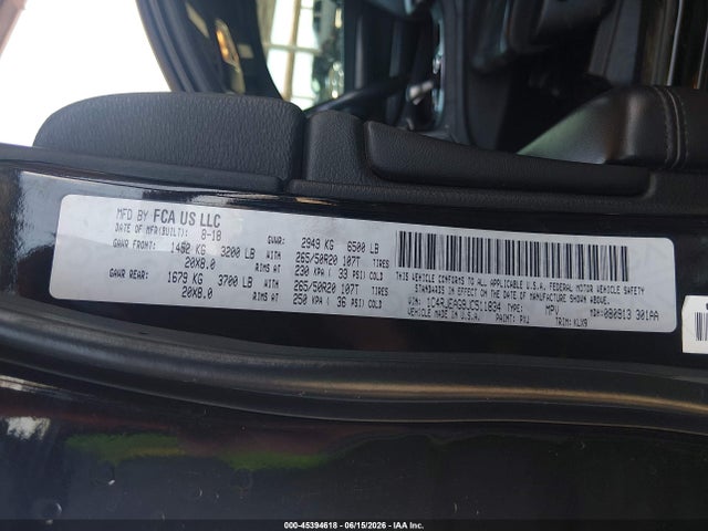 1C4RJEAG9JC511834 Jeep Grand Cherokee Altitude 4x2