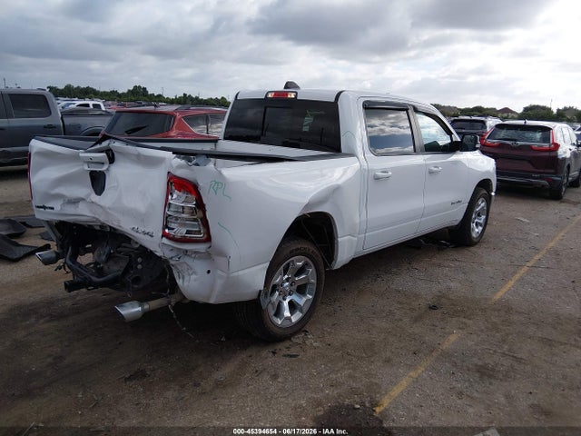 45394654 :رقم المزاد ، 1C6SRFFT3NN356172 vin ، 2022 Ram 1500 Lone Star  4x4 5'7 Box مزاد بيع