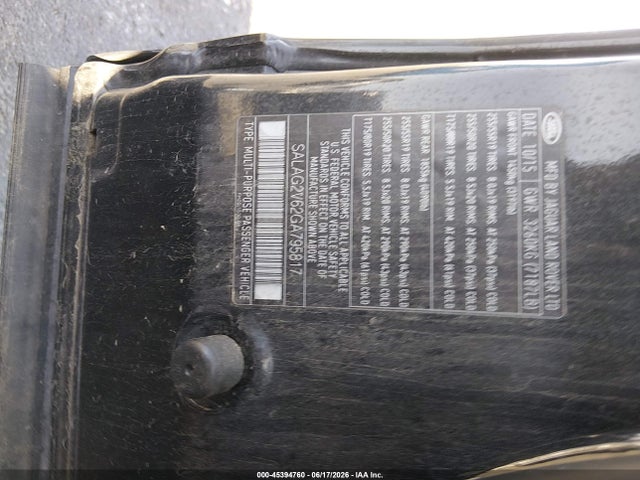 Land Rover LR4 2016 SALAG2V62GA795817 Image 9
