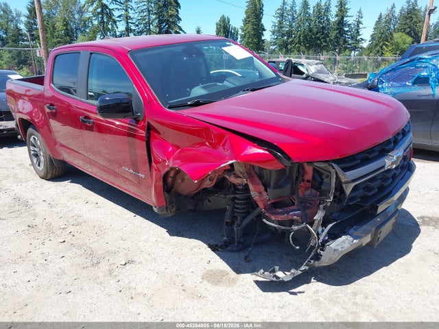 45394805 :رقم المزاد ، 1GCGTDEN1M1187220 vin ، 2021 Chevrolet Colorado 4wd  Short Box Z71 مزاد بيع