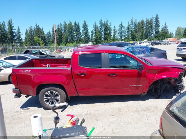 45394805 :رقم المزاد ، 1GCGTDEN1M1187220 vin ، 2021 Chevrolet Colorado 4wd  Short Box Z71 مزاد بيع