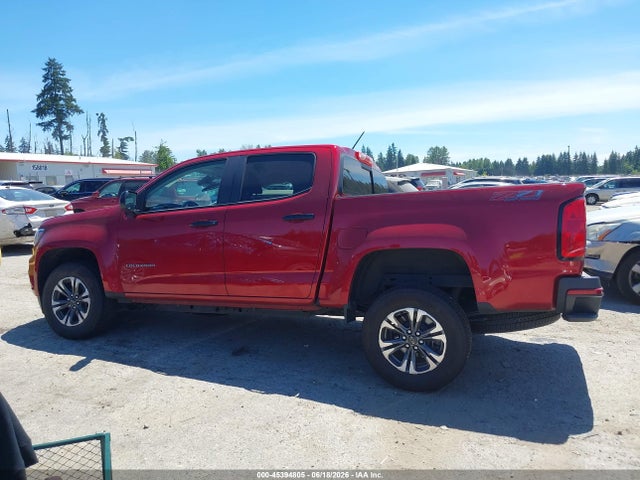 45394805 :رقم المزاد ، 1GCGTDEN1M1187220 vin ، 2021 Chevrolet Colorado 4wd  Short Box Z71 مزاد بيع