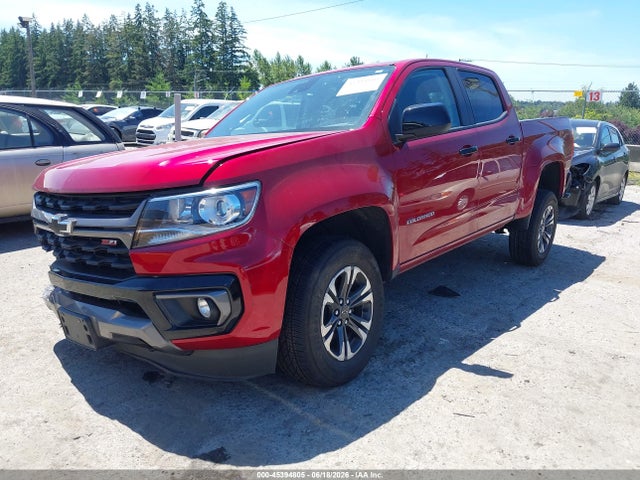 45394805 :رقم المزاد ، 1GCGTDEN1M1187220 vin ، 2021 Chevrolet Colorado 4wd  Short Box Z71 مزاد بيع