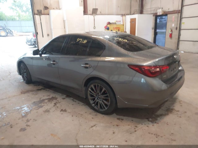 JN1FV7DR1MM880091 Infiniti Q50 Red Sport 400 Awd