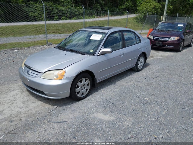 Продаж на аукціоні авто 2002 Honda Civic Ex, vin: 1HGES26742L074380, номер лоту: 45394957