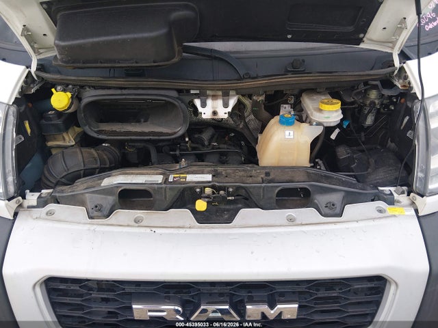 2021 Ram Promaster 2500 Low Roof 136 Wb მანქანა იყიდება აუქციონზე, vin: 3C6LRVVG3ME547242, აუქციონის ნომერი: 45395033