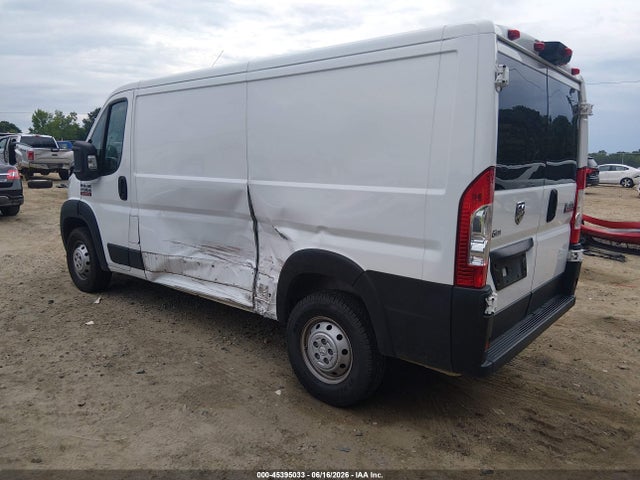 2021 Ram Promaster 2500 Low Roof 136 Wb მანქანა იყიდება აუქციონზე, vin: 3C6LRVVG3ME547242, აუქციონის ნომერი: 45395033