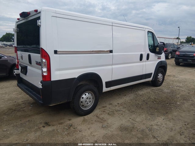 2021 Ram Promaster 2500 Low Roof 136 Wb მანქანა იყიდება აუქციონზე, vin: 3C6LRVVG3ME547242, აუქციონის ნომერი: 45395033