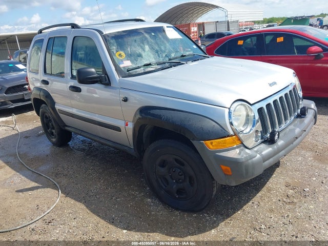 Продажа на аукционе авто 2006 Jeep Liberty Sport, vin: 1J4GL48K76W257305, номер лота: 45395057