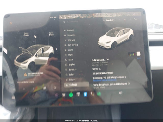 45395148 :رقم المزاد ، 5YJYGDEE7MF183463 vin ، 2021 Tesla Model Y Long Range Dual Motor All-wheel Drive مزاد بيع