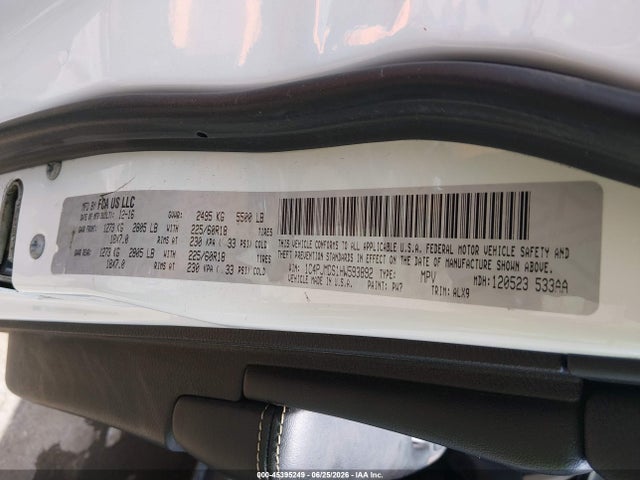 Продажа на аукционе авто 2017 Jeep Cherokee Limited 4x4, vin: 1C4PJMDS1HW593892, номер лота: 45395249