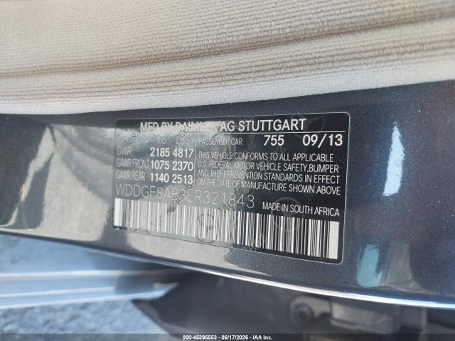 WDDGF8AB3ER321843 Mercedes-Benz C 300 Sport 4matic