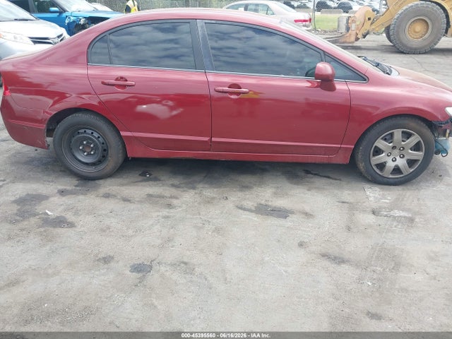2009 Honda Civic Lx მანქანა იყიდება აუქციონზე, vin: 2HGFA165X9H547691, აუქციონის ნომერი: 45395560