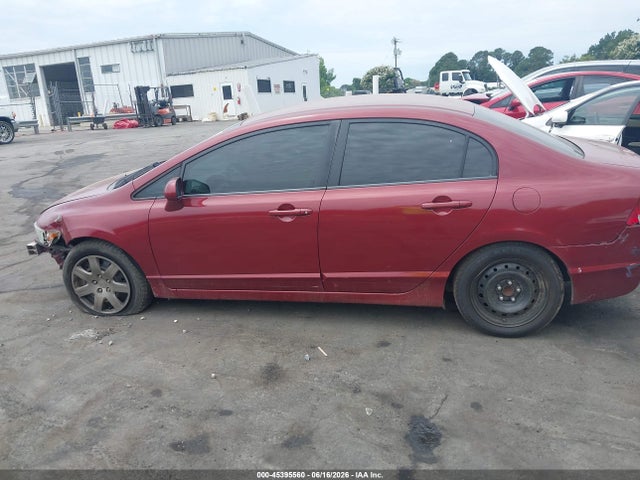 2009 Honda Civic Lx მანქანა იყიდება აუქციონზე, vin: 2HGFA165X9H547691, აუქციონის ნომერი: 45395560
