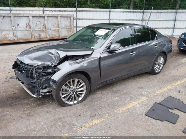 Auction sale of the 2021 Infiniti Q50 Luxe Awd, vin: JN1EV7BR7MM750850, lot number: 45395586