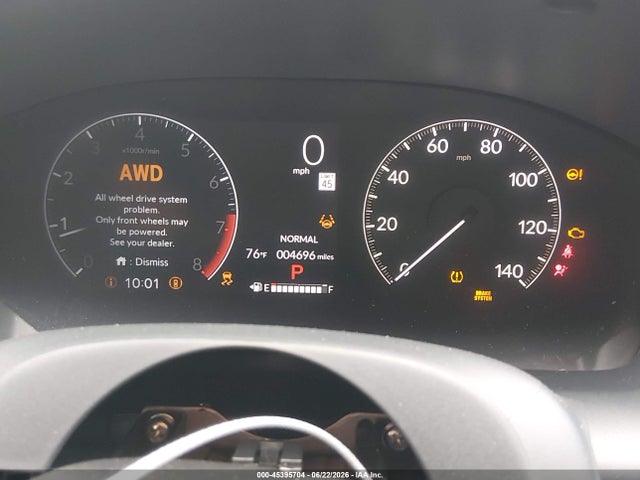 2026 Honda Hr-v Awd Sport მანქანა იყიდება აუქციონზე, vin: 3CZRZ2H53TM762632, აუქციონის ნომერი: 45395704