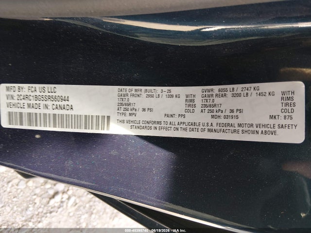 Chrysler Pacifica Select 2025 2C4RC1BG5SR560944 Image 9