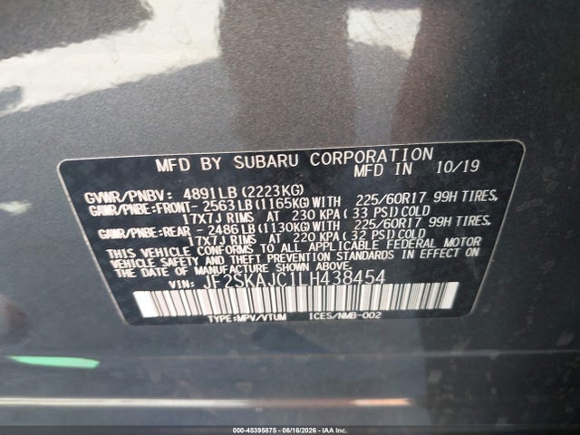 Subaru Forester Premium 2020 JF2SKAJC1LH438454 Image 9