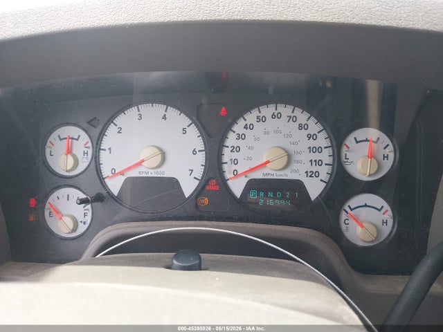 2006 Dodge Ram 1500 Slt მანქანა იყიდება აუქციონზე, vin: 1D7HA18N46S688206, აუქციონის ნომერი: 45395926