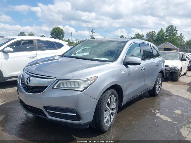 2016 Acura Mdx Technology   Acurawatch Plus Packages/technology Package მანქანა იყიდება აუქციონზე, vin: 5FRYD3H44GB014638, აუქციონის ნომერი: 45396186