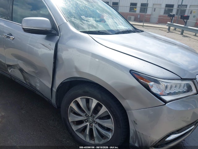2016 Acura Mdx Technology   Acurawatch Plus Packages/technology Package მანქანა იყიდება აუქციონზე, vin: 5FRYD3H44GB014638, აუქციონის ნომერი: 45396186