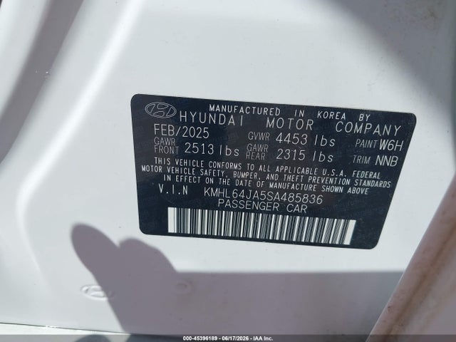 Hyundai SONATA SEL 2025 KMHL64JA5SA485836 Image 9