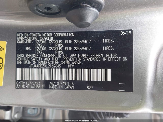 Lexus NX 300 2020 JTJAARBZXL2162645 Image 9