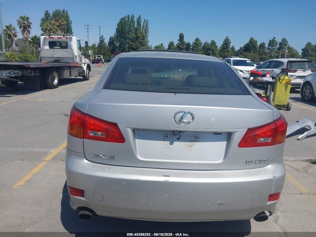 2006 Lexus Is 250 მანქანა იყიდება აუქციონზე, vin: JTHBK262565012713, აუქციონის ნომერი: 45396292