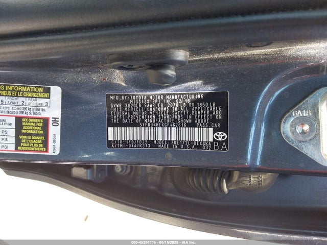 Toyota Corolla S Plus 2016 5YFBURHEXGP462616 Image 9