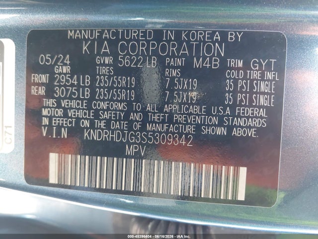 KIA Sorento Hybrid Ex 2025 KNDRHDJG3S5309342 Image 9