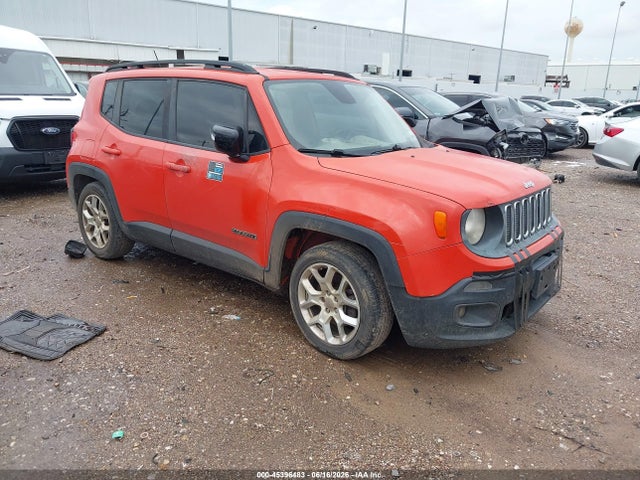 Aukcja sprzedaży 2016 Jeep Renegade Latitude, vin: ZACCJABT7GPD85391, numer aukcji: 45396483