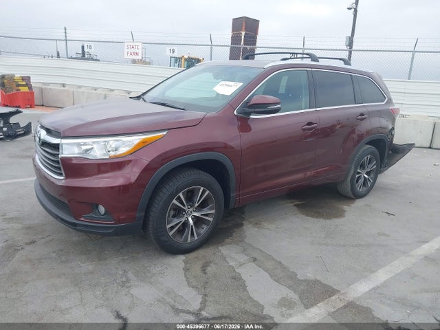 5TDKKRFH1GS163154 Toyota Highlander Xle V6